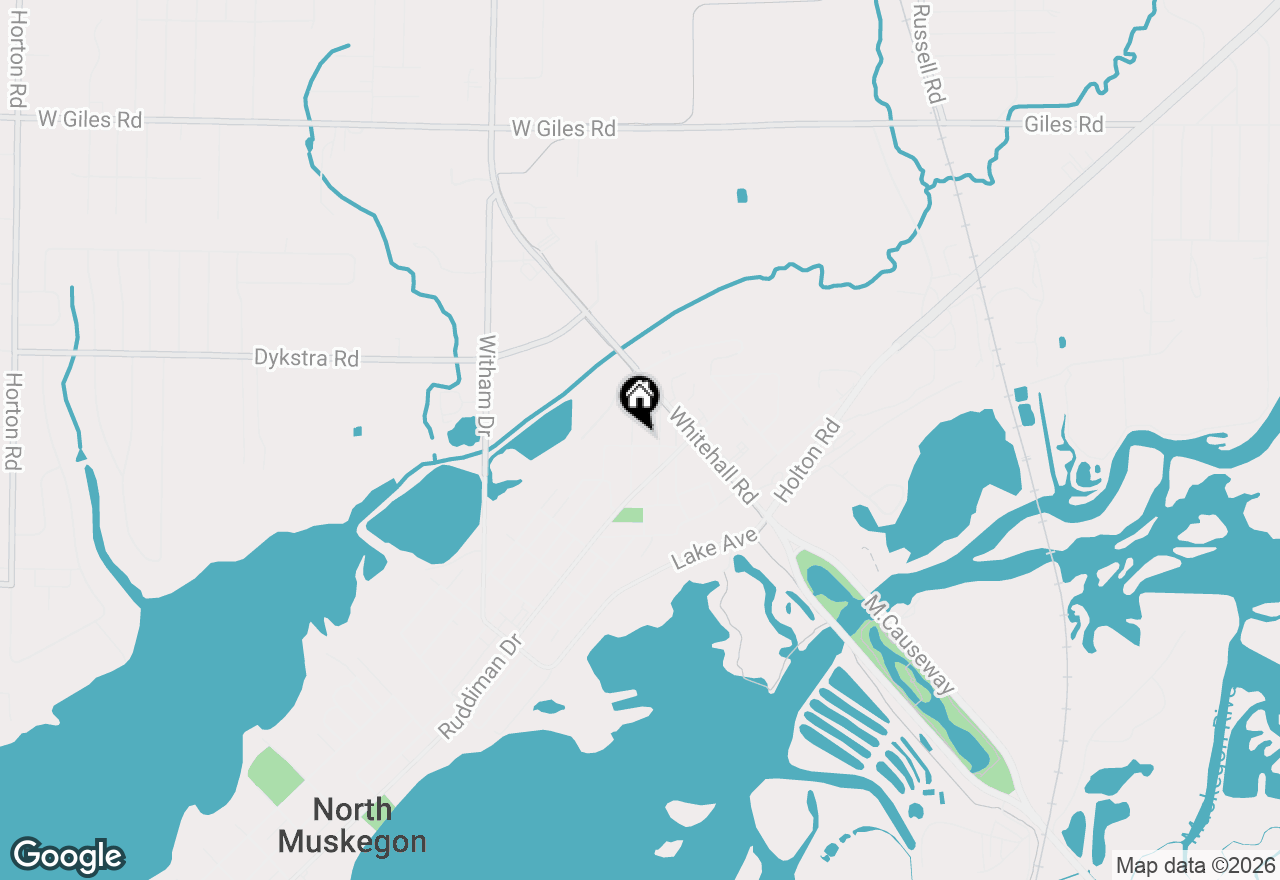 Map of 602 Elsa Street, Muskegon, MI 49445