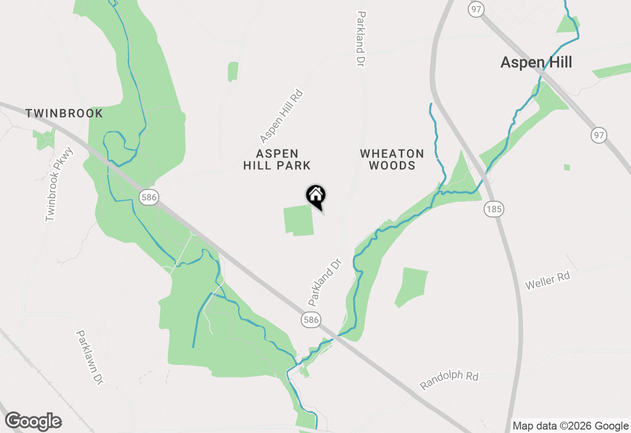 Map of 12912 Evanston Street, Rockville, MD 20853