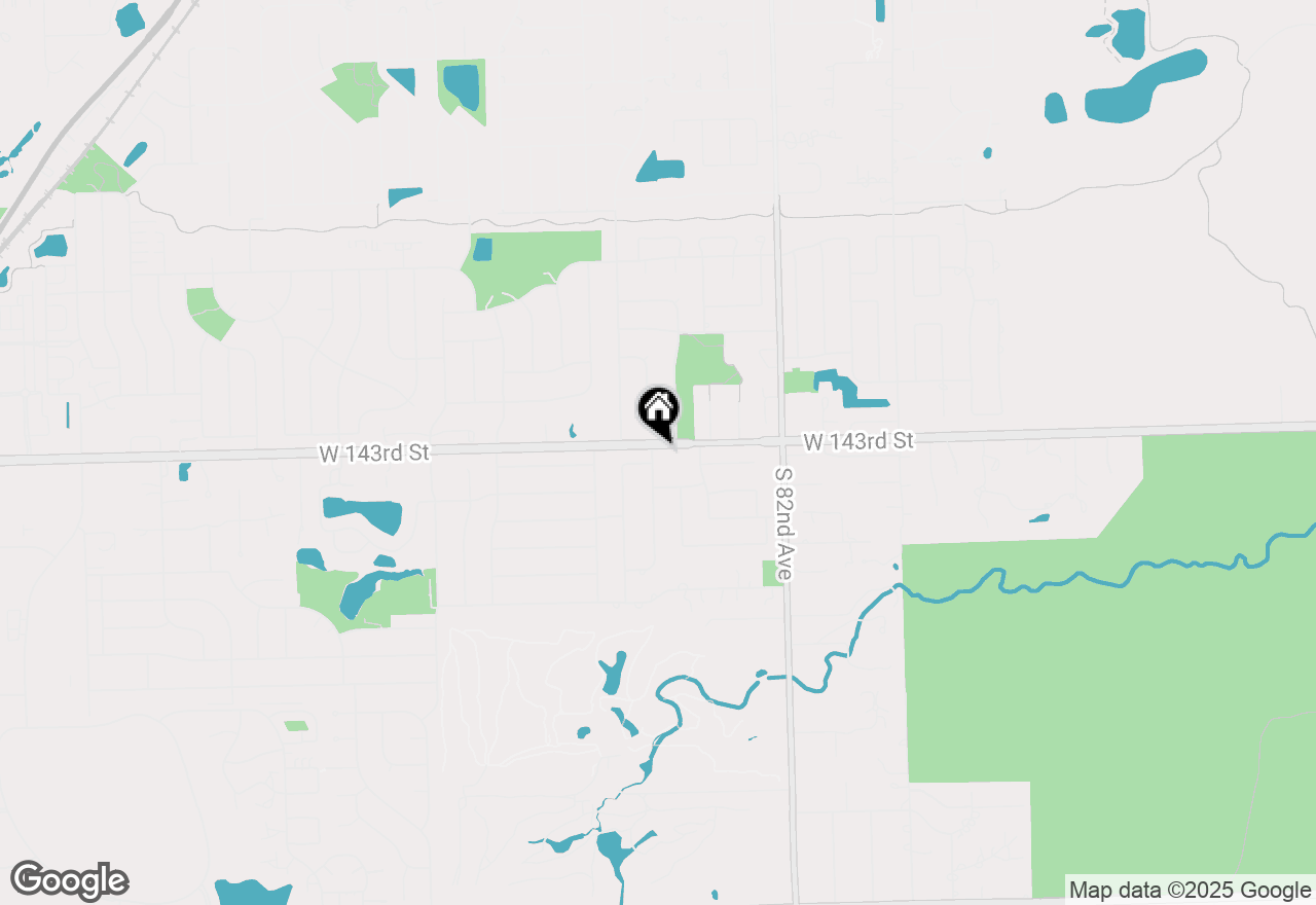 Map of 14301 Wooded Path Lane, Orland Park, IL 60462
