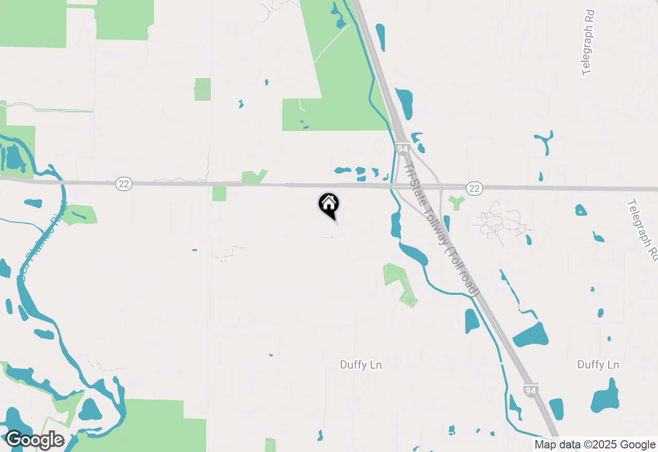 Map of 5 Court Of Bucks County, Lincolnshire, IL 60069