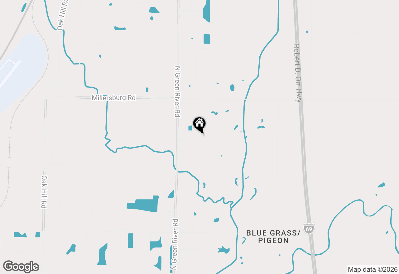 Map of 7421 Brycen Lane, Evansville, IN 47725