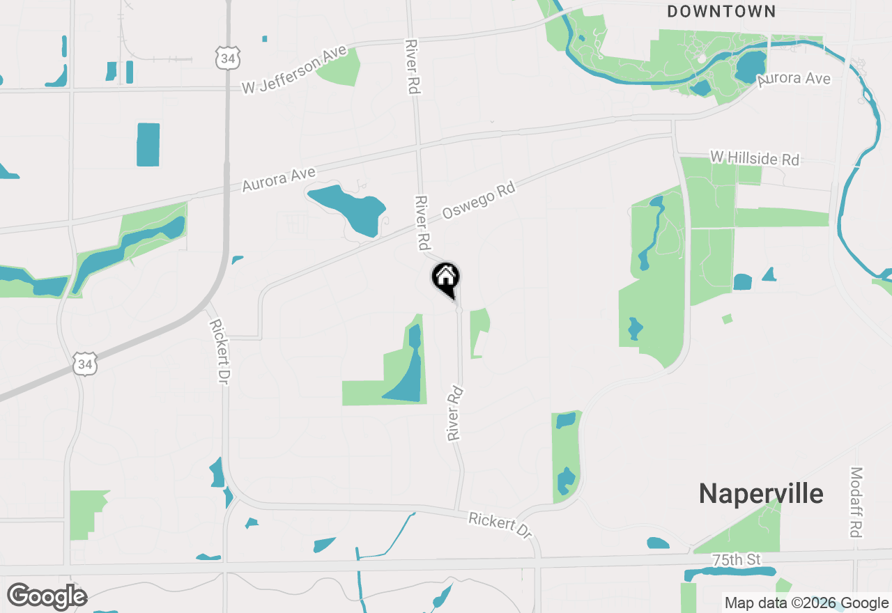 Map of 1305 Sequoia Road, Naperville, IL 60540
