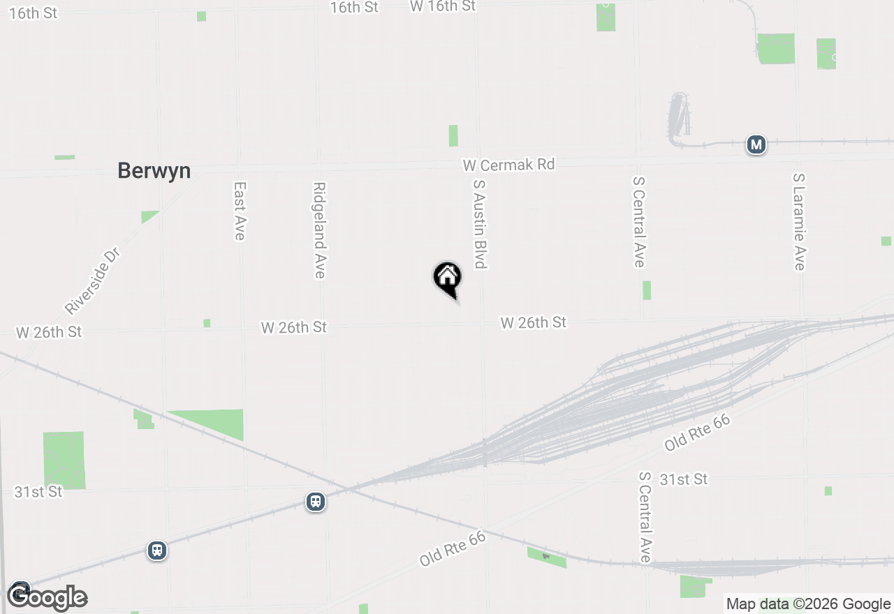 Map of 2523 S 61st Avenue, Cicero, IL 60804