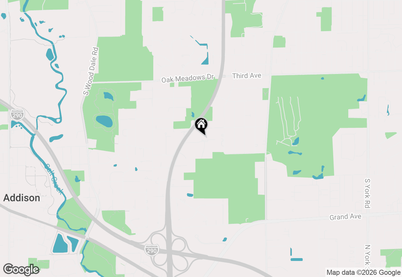 Map of 17w120 Woodland Avenue, Bensenville, IL 60106