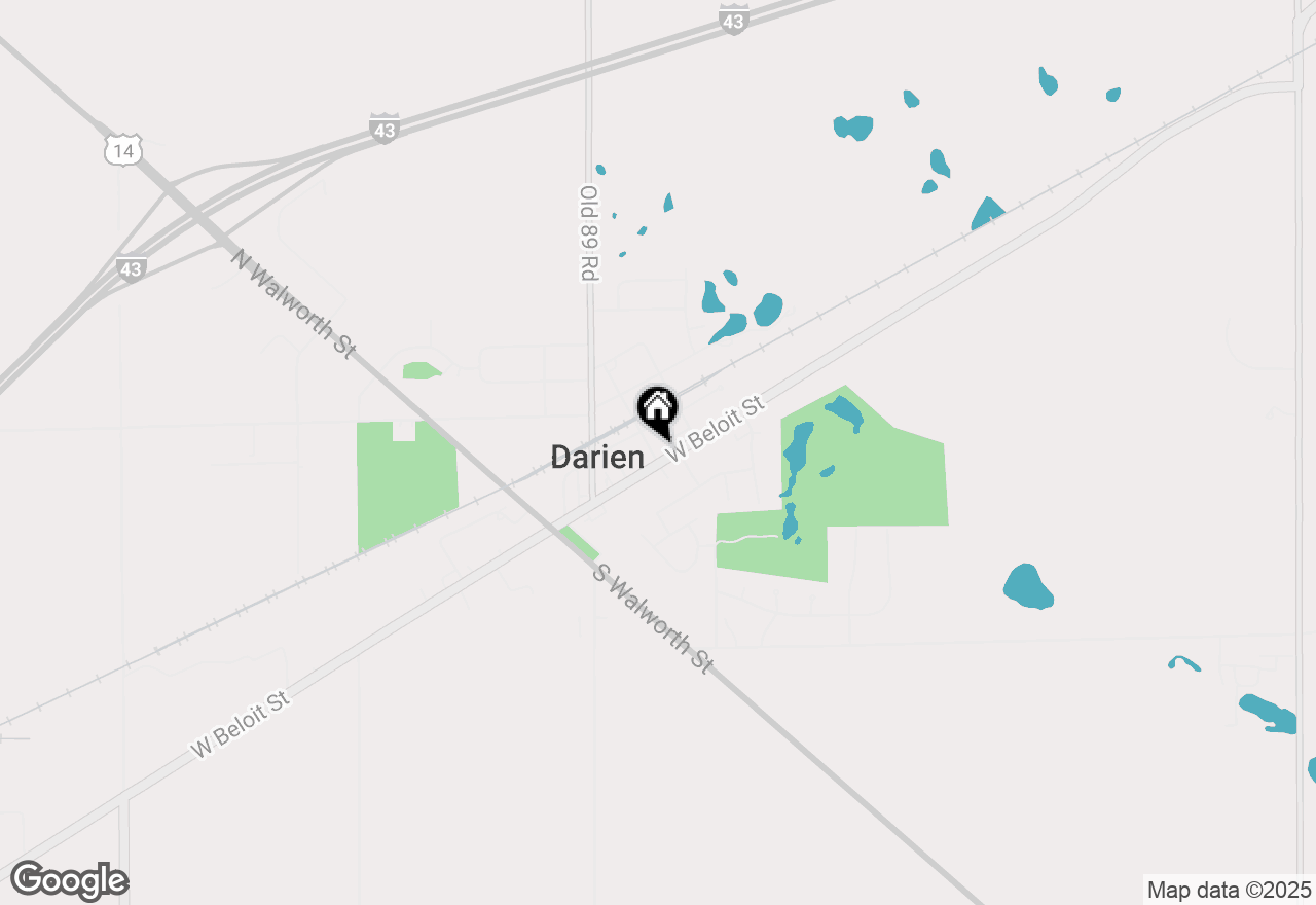 Map of 204 E Beloit St, Darien, WI 53114