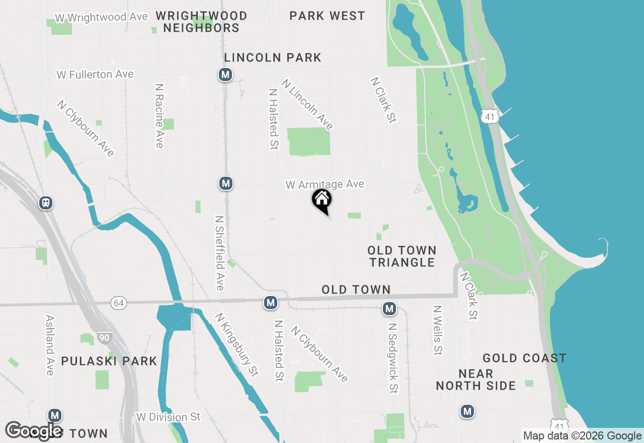 Map of 1871 N Howe Street, Chicago, IL 60614