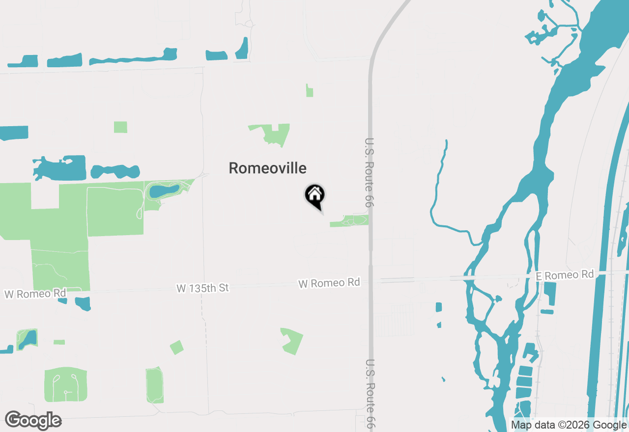 Map of 401 Everette Avenue, Romeoville, IL 60446