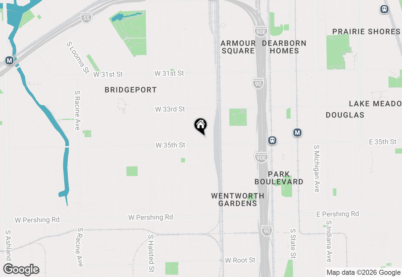 Map of 3438 S Normal Avenue, Chicago, IL 60616