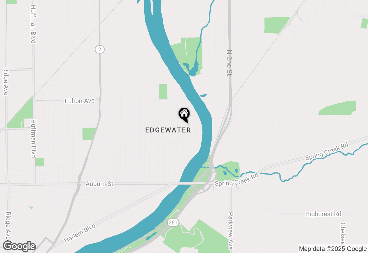 Map of 2412 Harlem Boulevard, Rockford, IL 61103