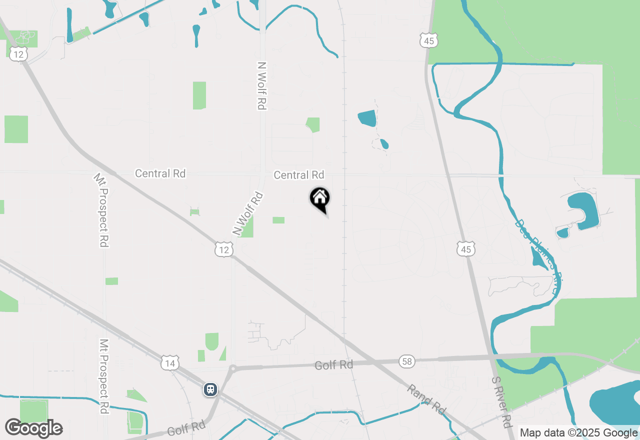 Map of 580 Concord Lane, Des Plaines, IL 60016