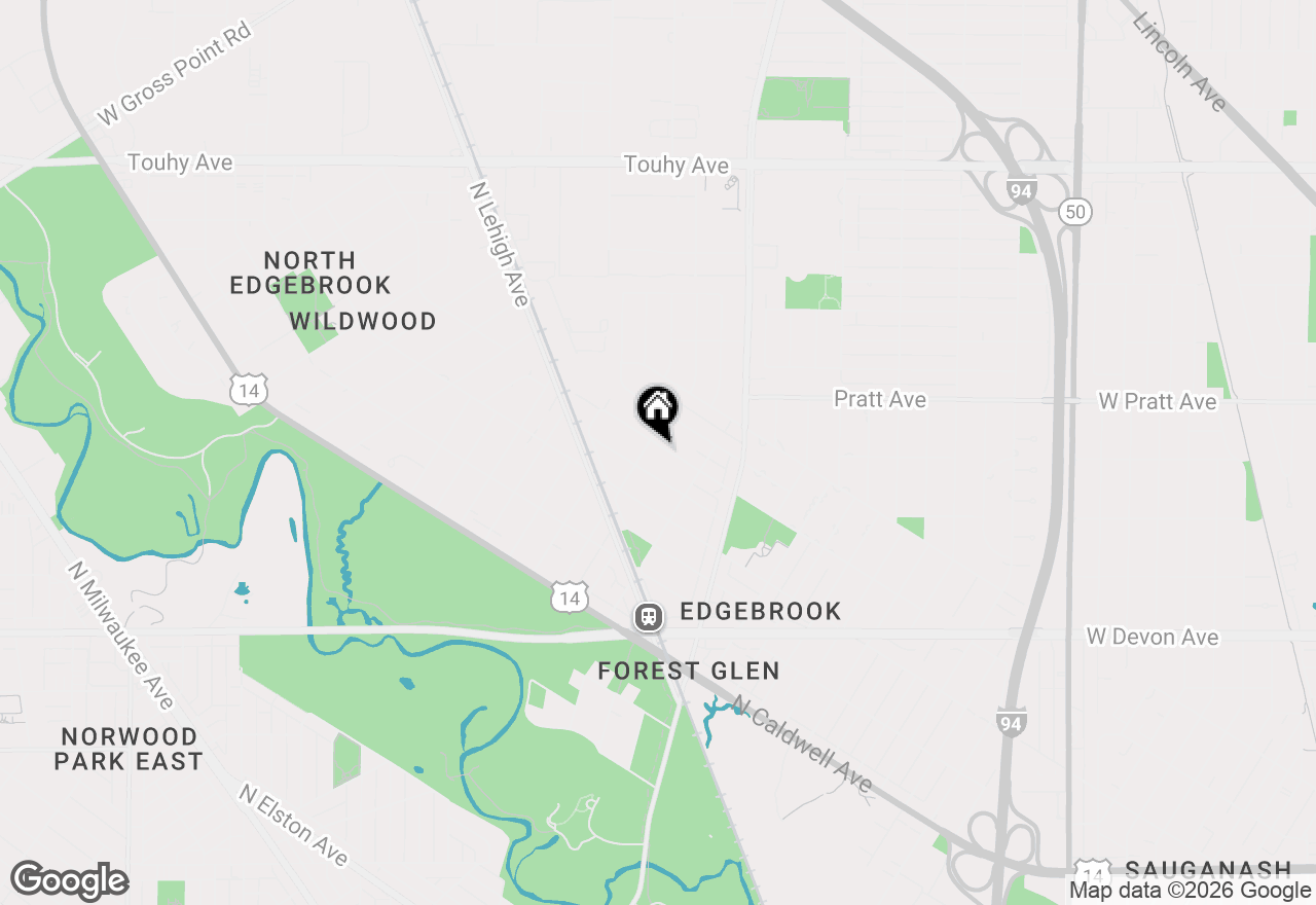 Map of 6738 N Ionia Avenue, Chicago, IL 60646