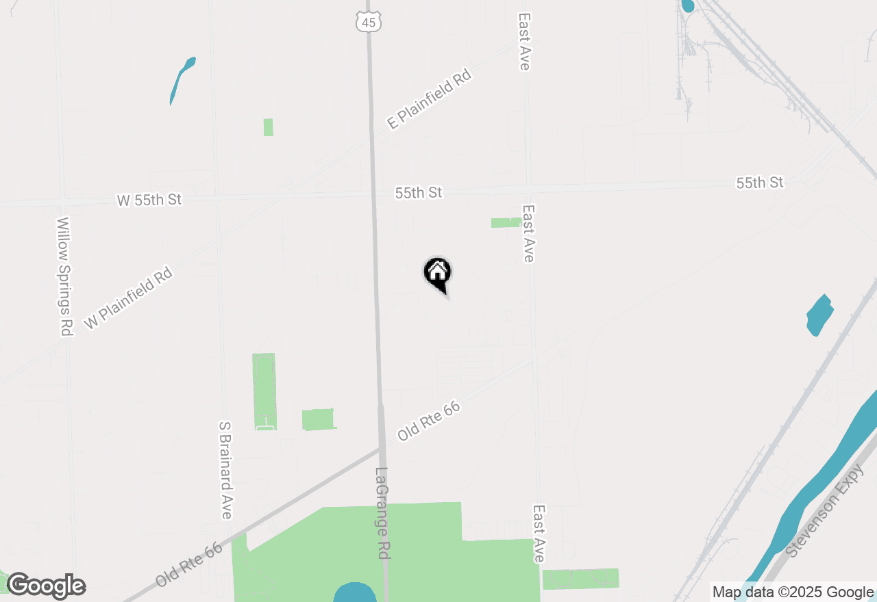 Map of 9830 W 58th Street, Countryside, IL 60525