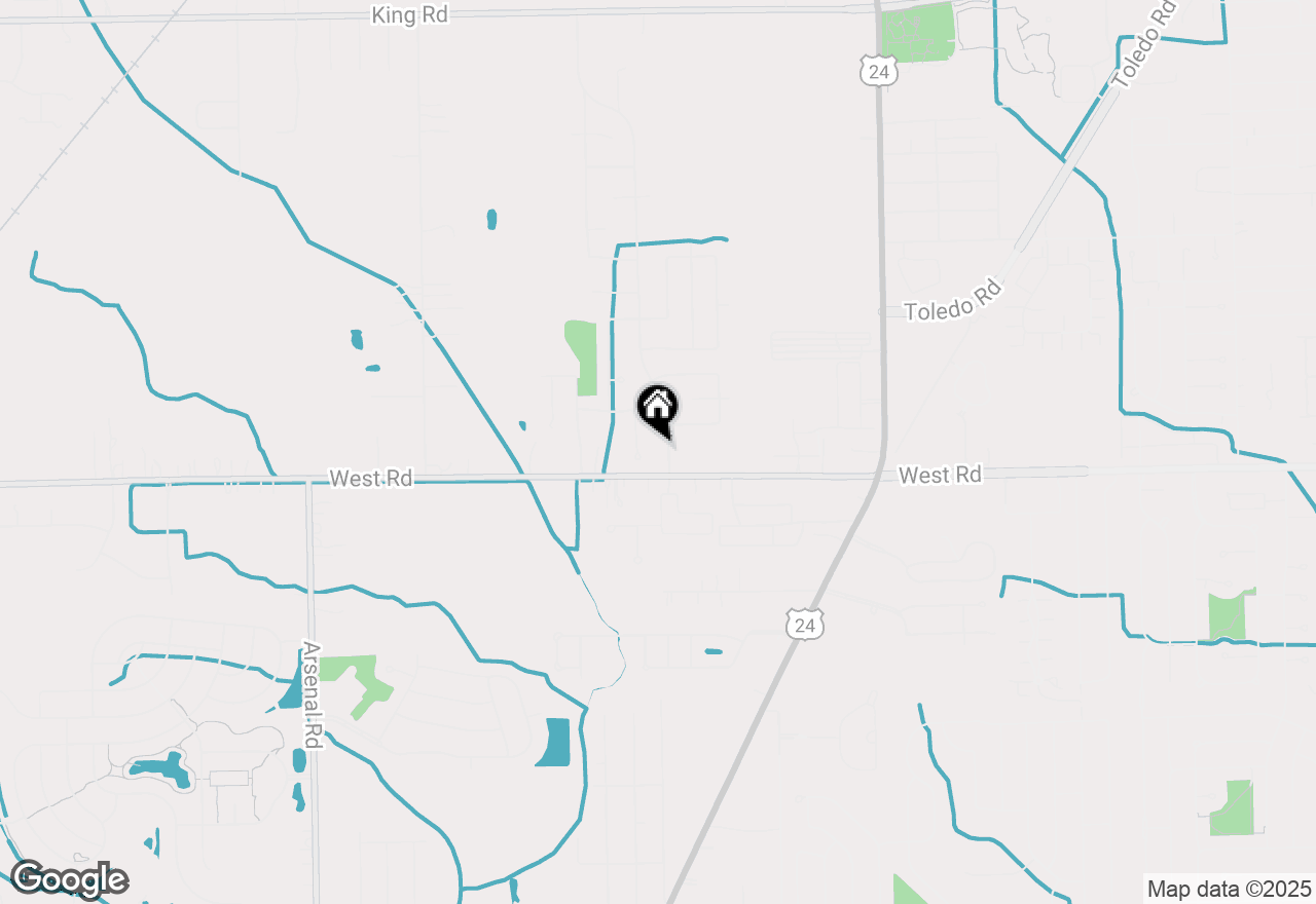 Map of 22886 Sylvan Avenue, Brownstown, MI 48134