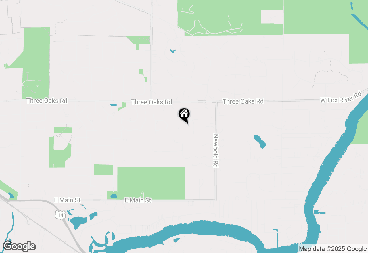 Map of 605 Red Cypress Drive, Cary, IL 60013