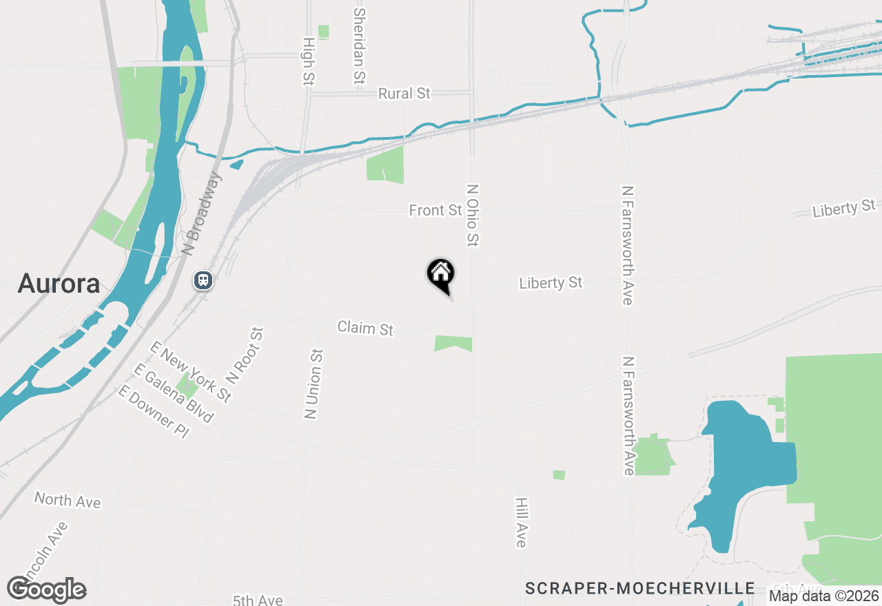 Map of 251 N Smith Street, Aurora, IL 60505