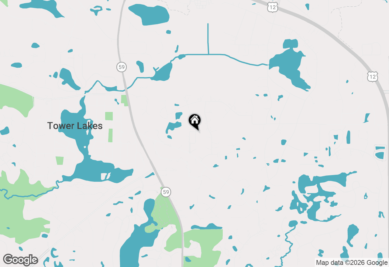Map of 25996 W Indian Trail Road, Barrington, IL 60010