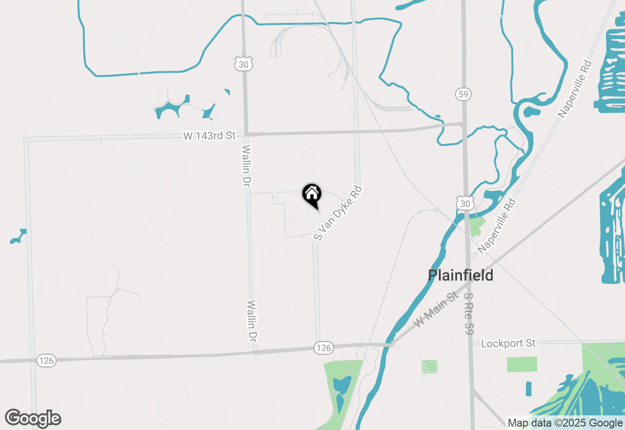 Map of 24528 John Adams Drive, Plainfield, IL 60544