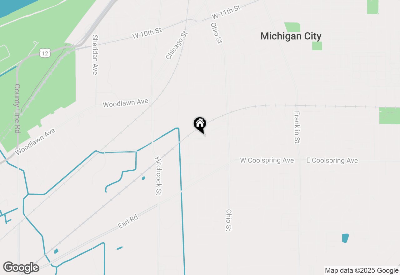 Map of 226 Roberta Avenue, Michigan City, IN 46360