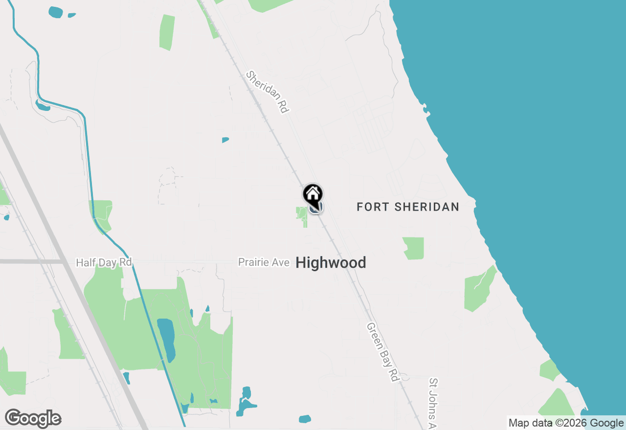 Map of 328 Green Bay Road #1, Highwood, IL 60040