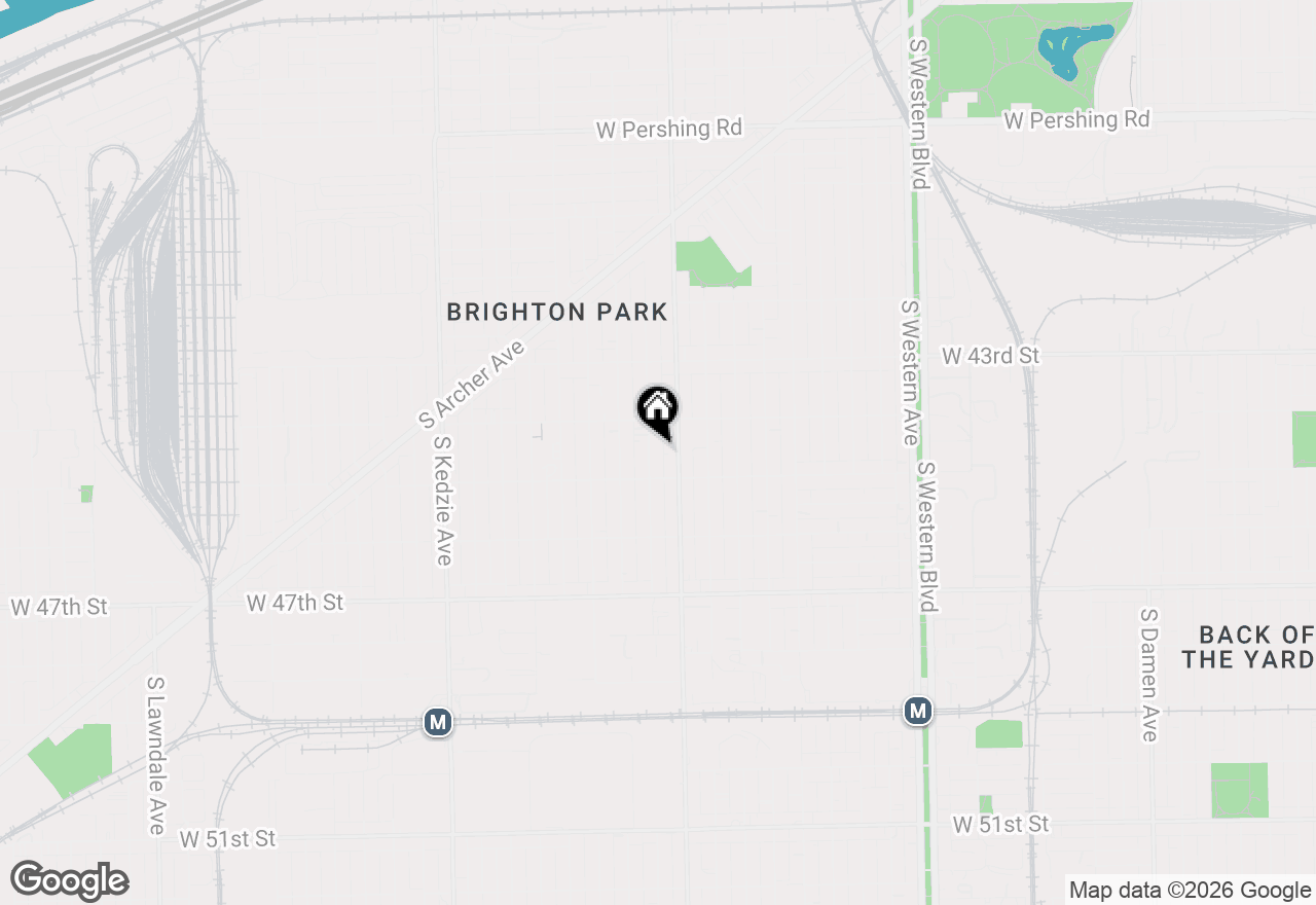 Map of 4433 S Mozart Street #A, Chicago, IL 60632