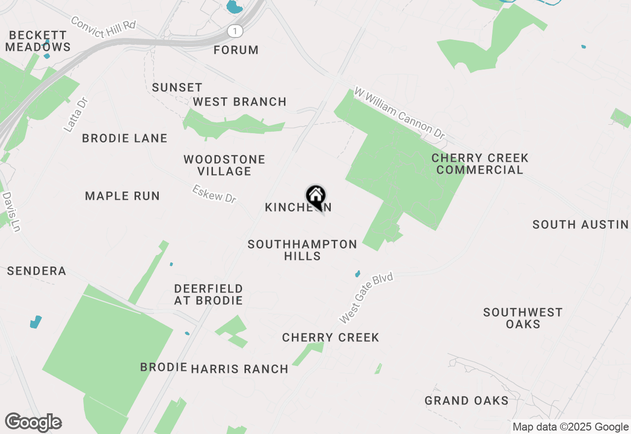 Map of 3304 Blumie St #B, Austin, TX 78745