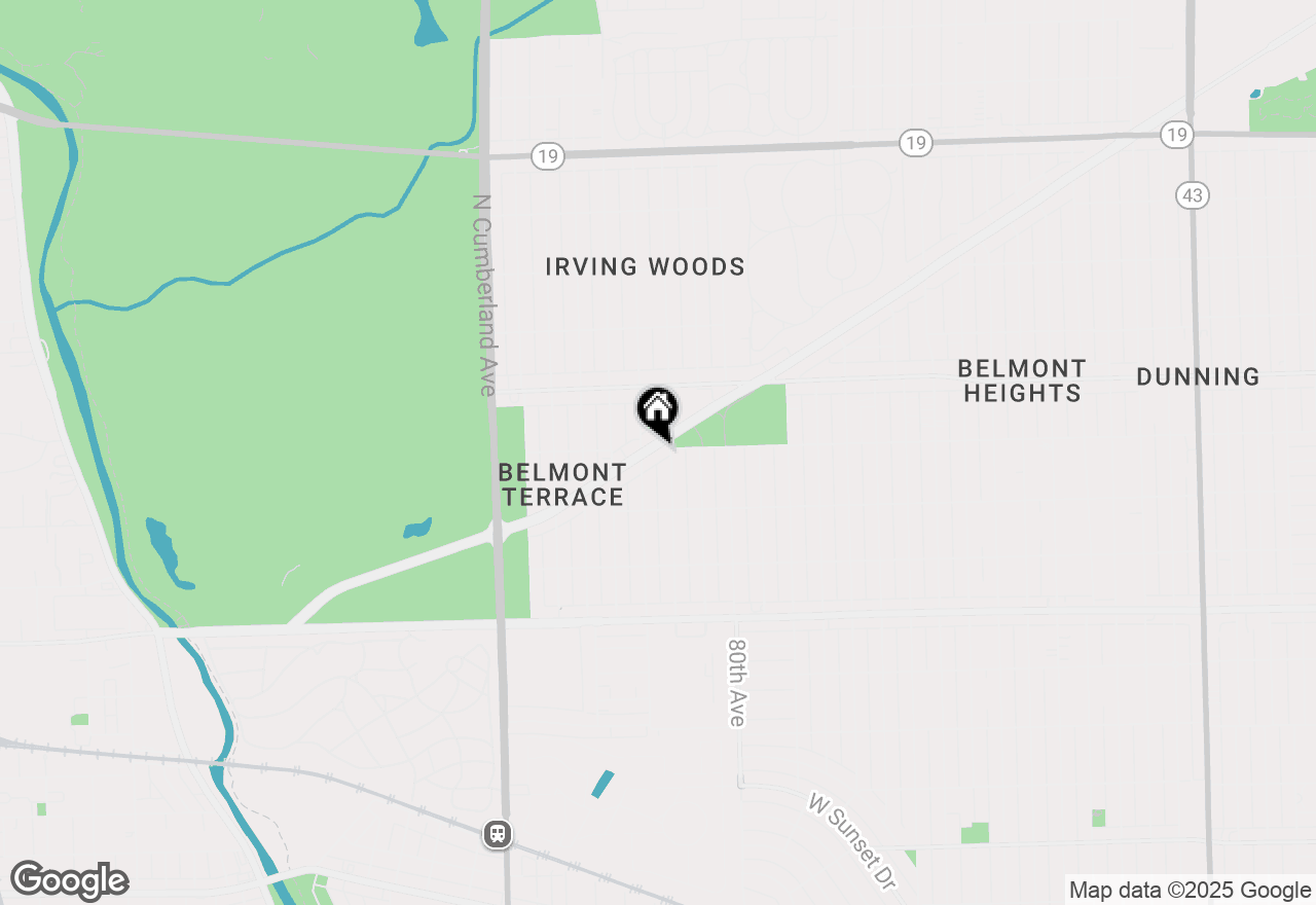 Map of 8117 W Forest Preserve Avenue, Chicago, IL 60634