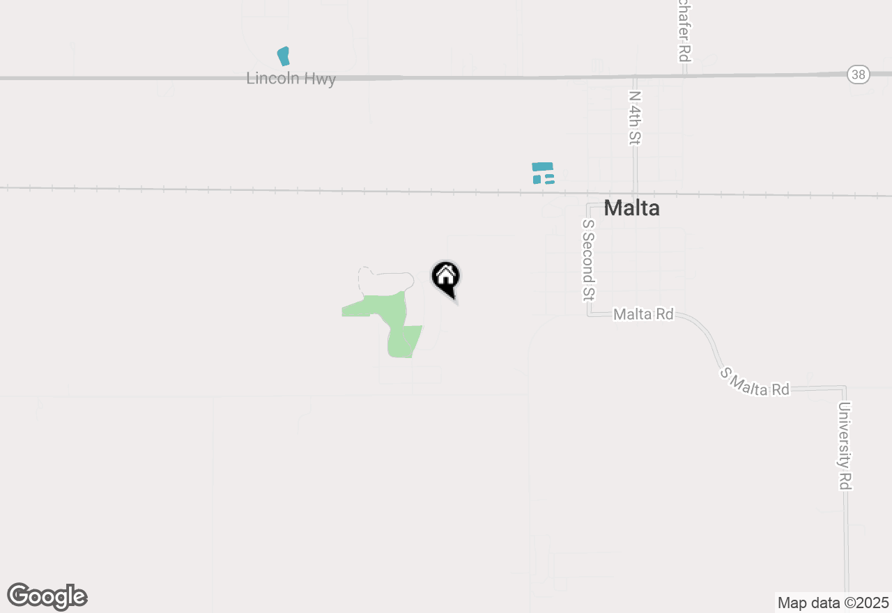 Map of 738 Prairie Pond Circle, Malta, IL 60150