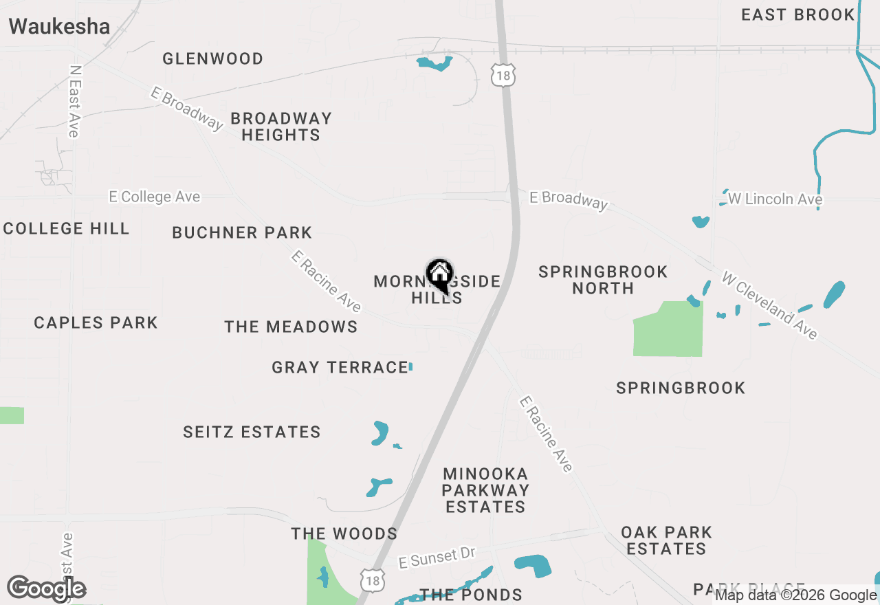 Map of 404 Sheffield Rd #4, Waukesha, WI 53186