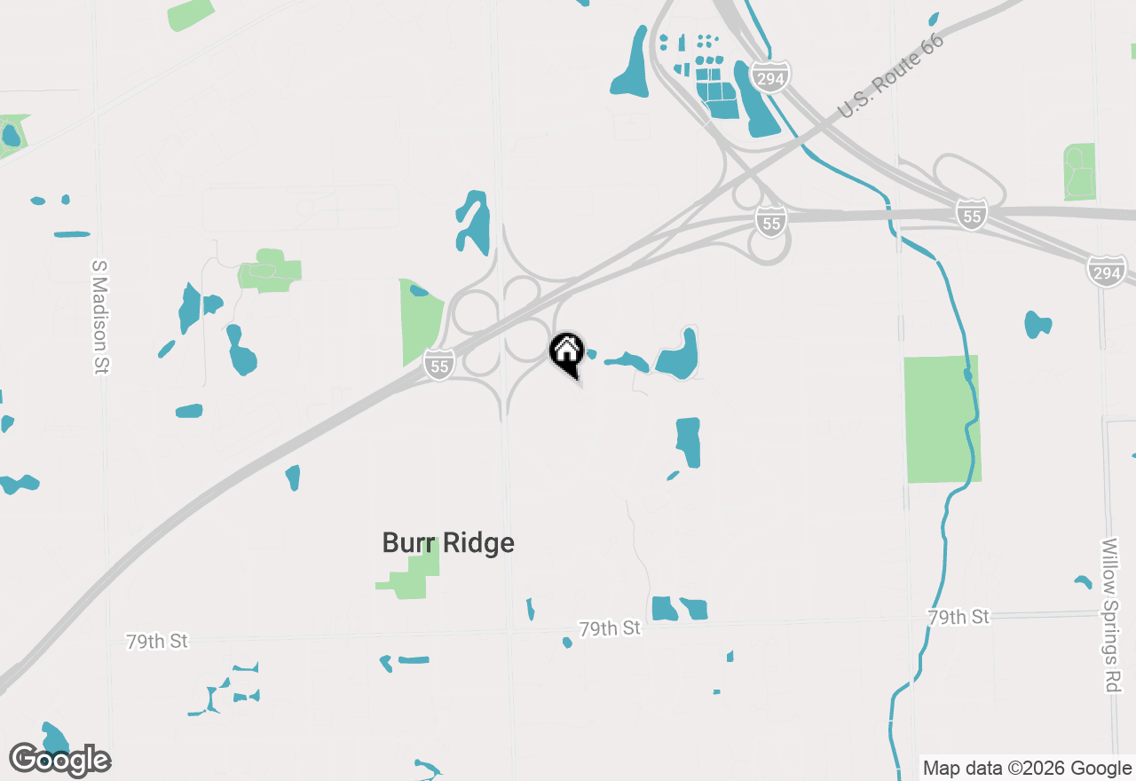 Map of 801 Village Center Drive #204, Burr Ridge, IL 60527