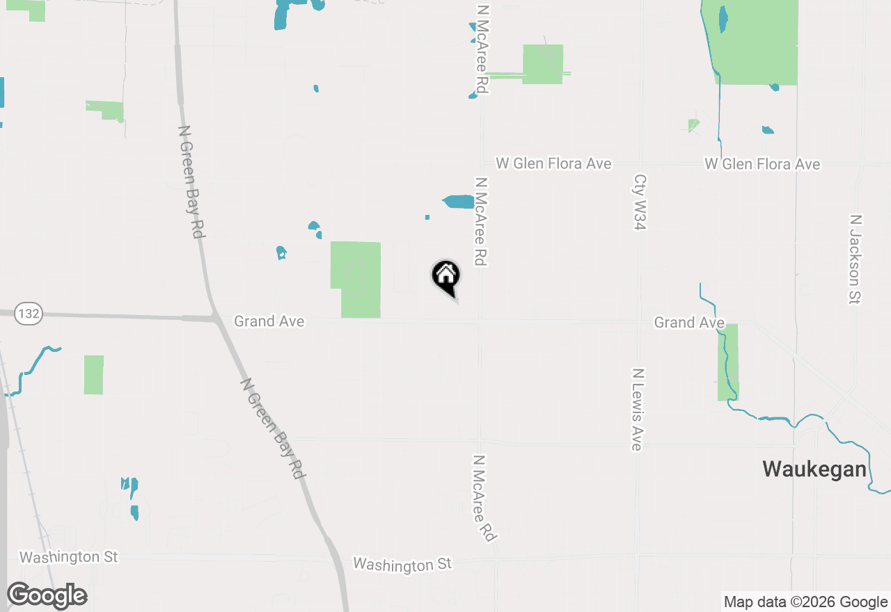 Map of 2701 Harrison Place, Waukegan, IL 60085