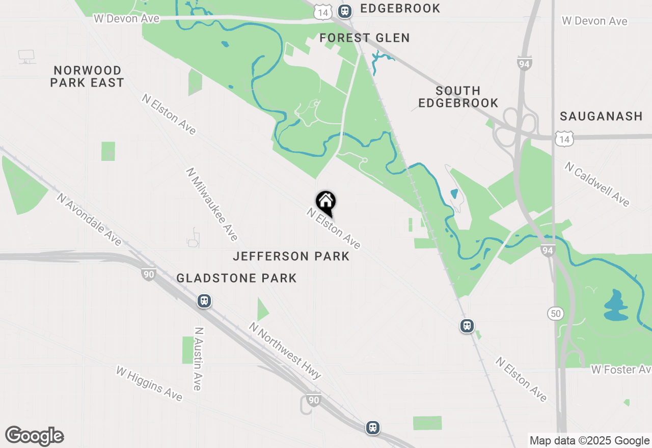 Map of 5680 N Elston Avenue, Chicago, IL 60646