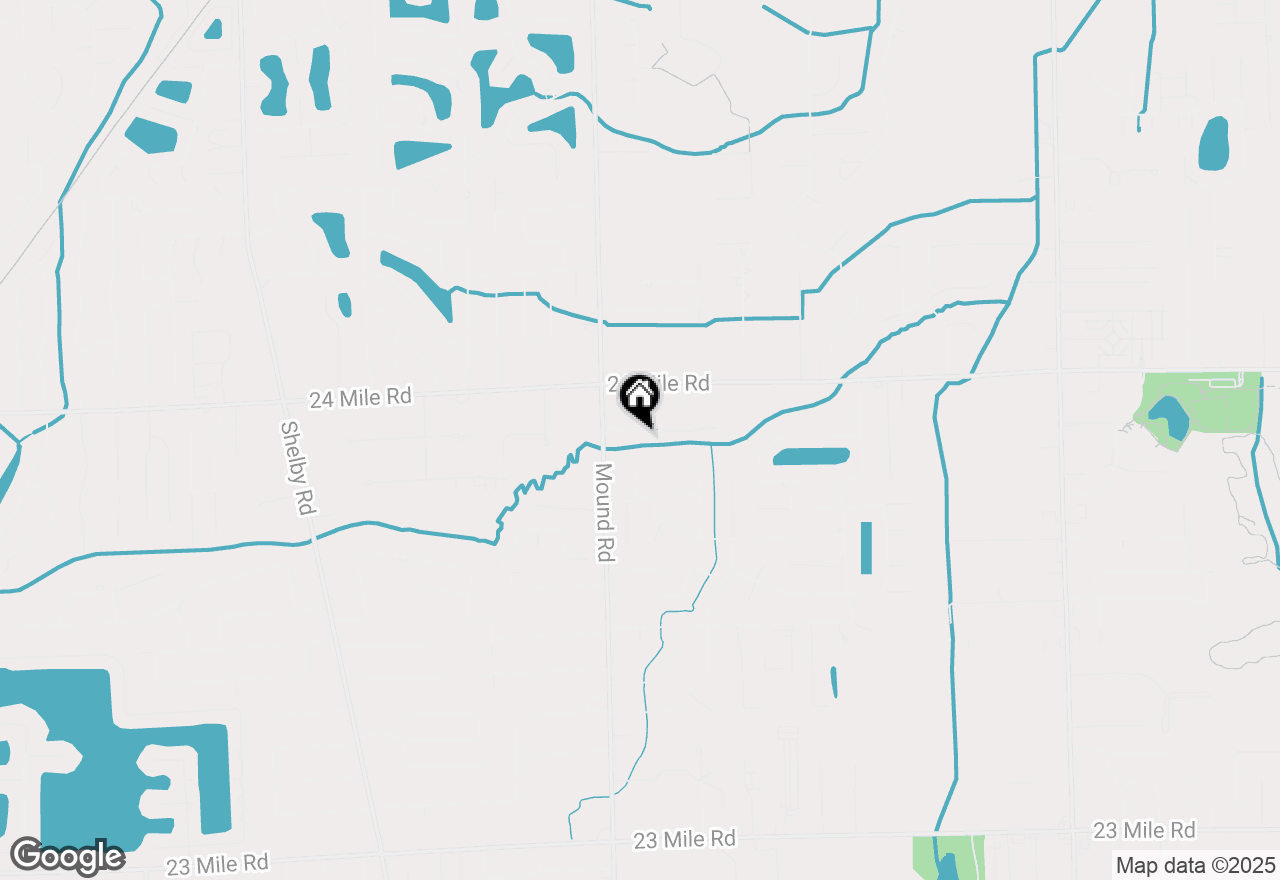 Map of 6038 Candler Drive, Shelby Twp, MI 48316