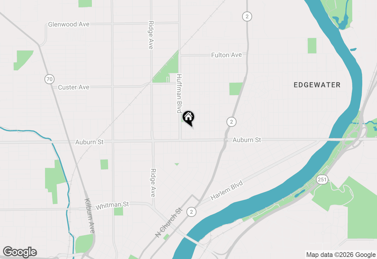 Map of 1604 Grant Avenue, Rockford, IL 61103