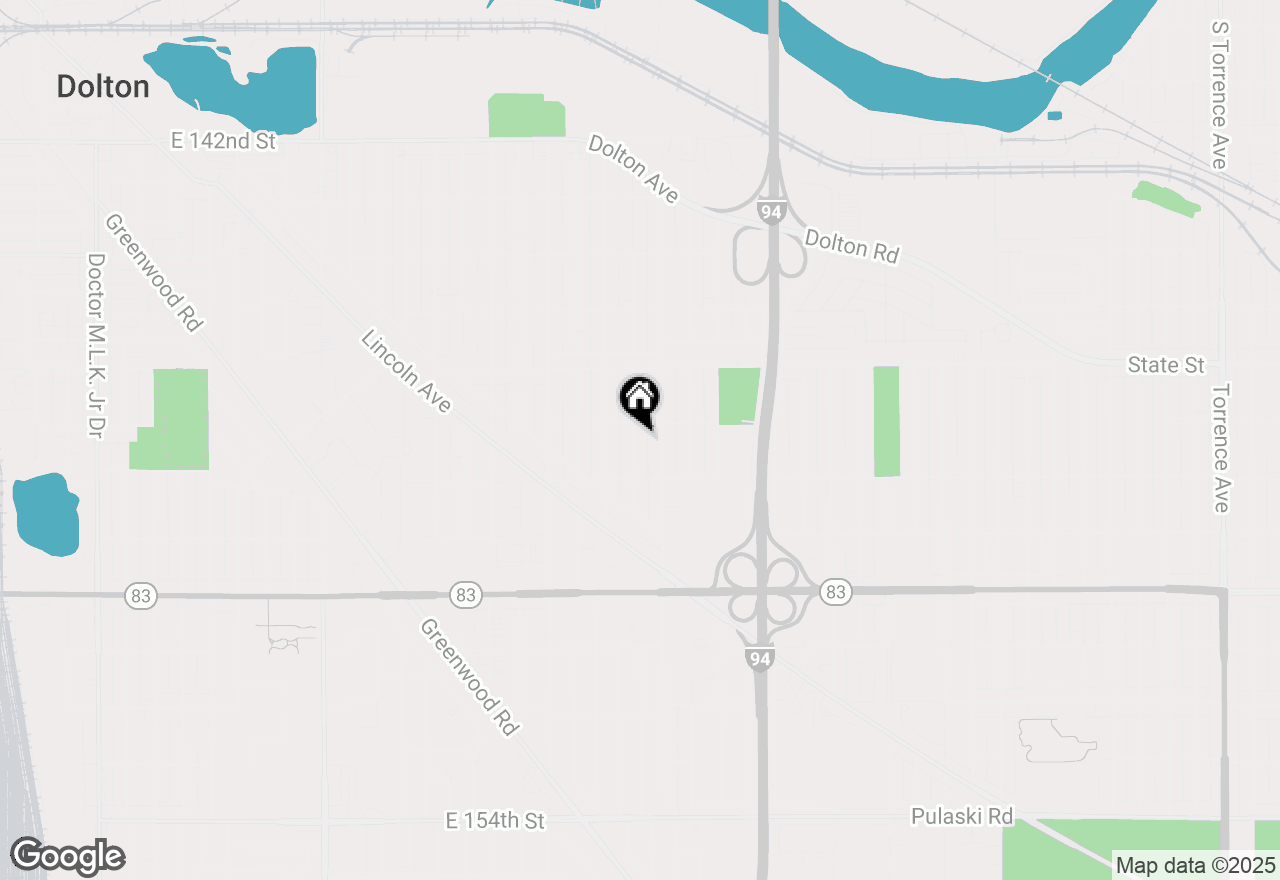 Map of 14715 Kenwood Avenue, Dolton, IL 60419