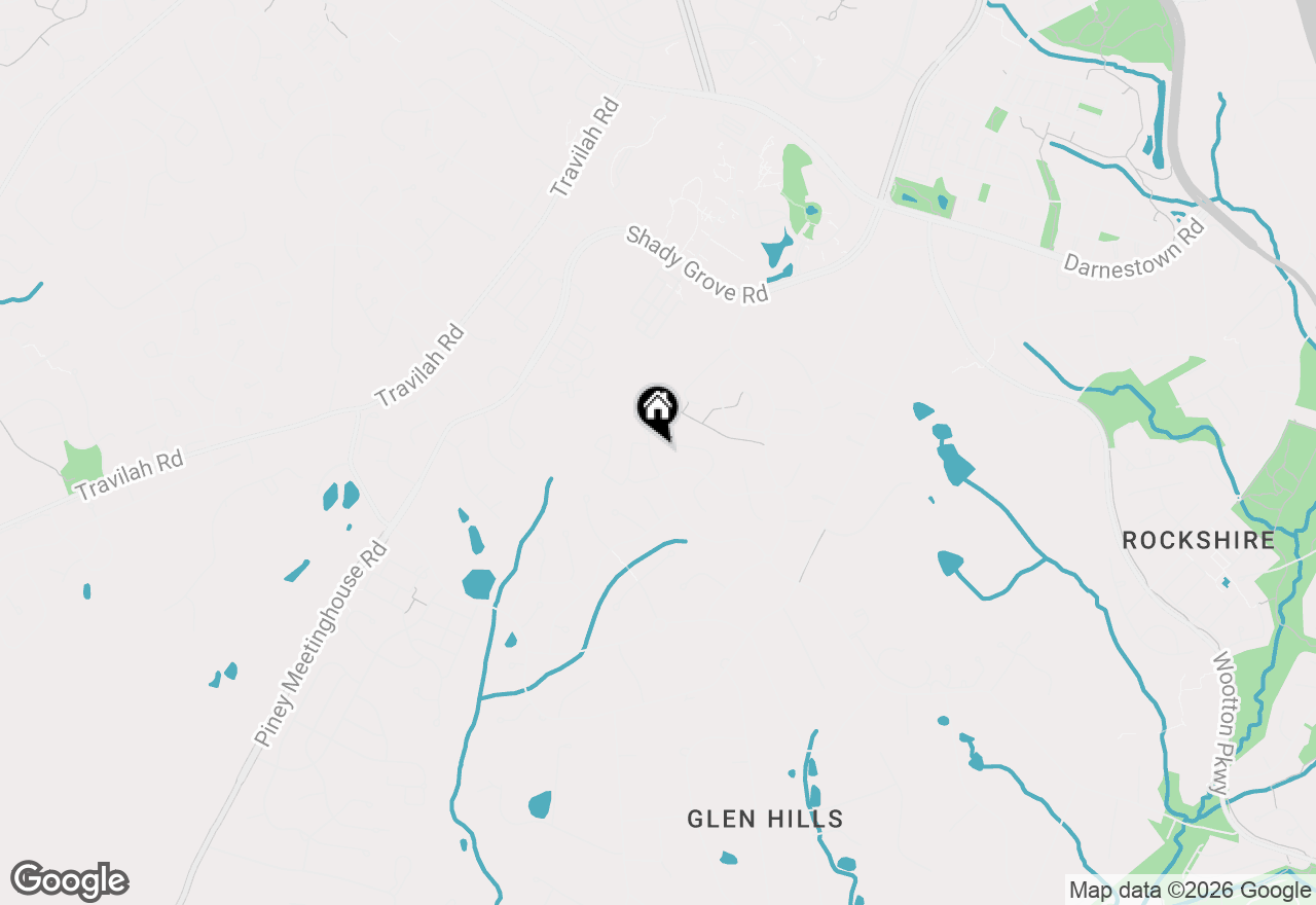 Map of 10005 Bald Cypress Drive, Rockville, MD 20850