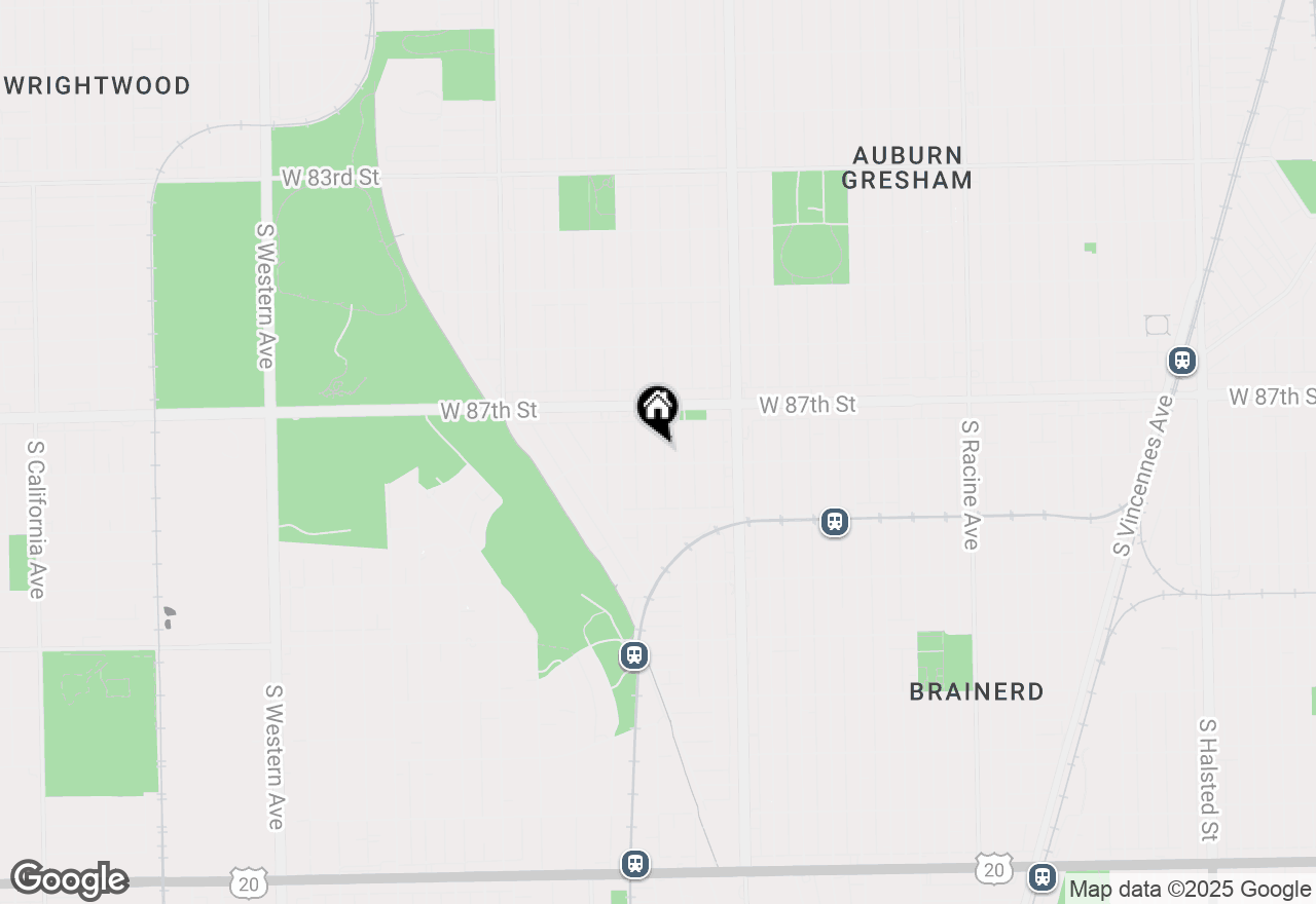 Map of 8745 S Hermitage Avenue, Chicago, IL 60620