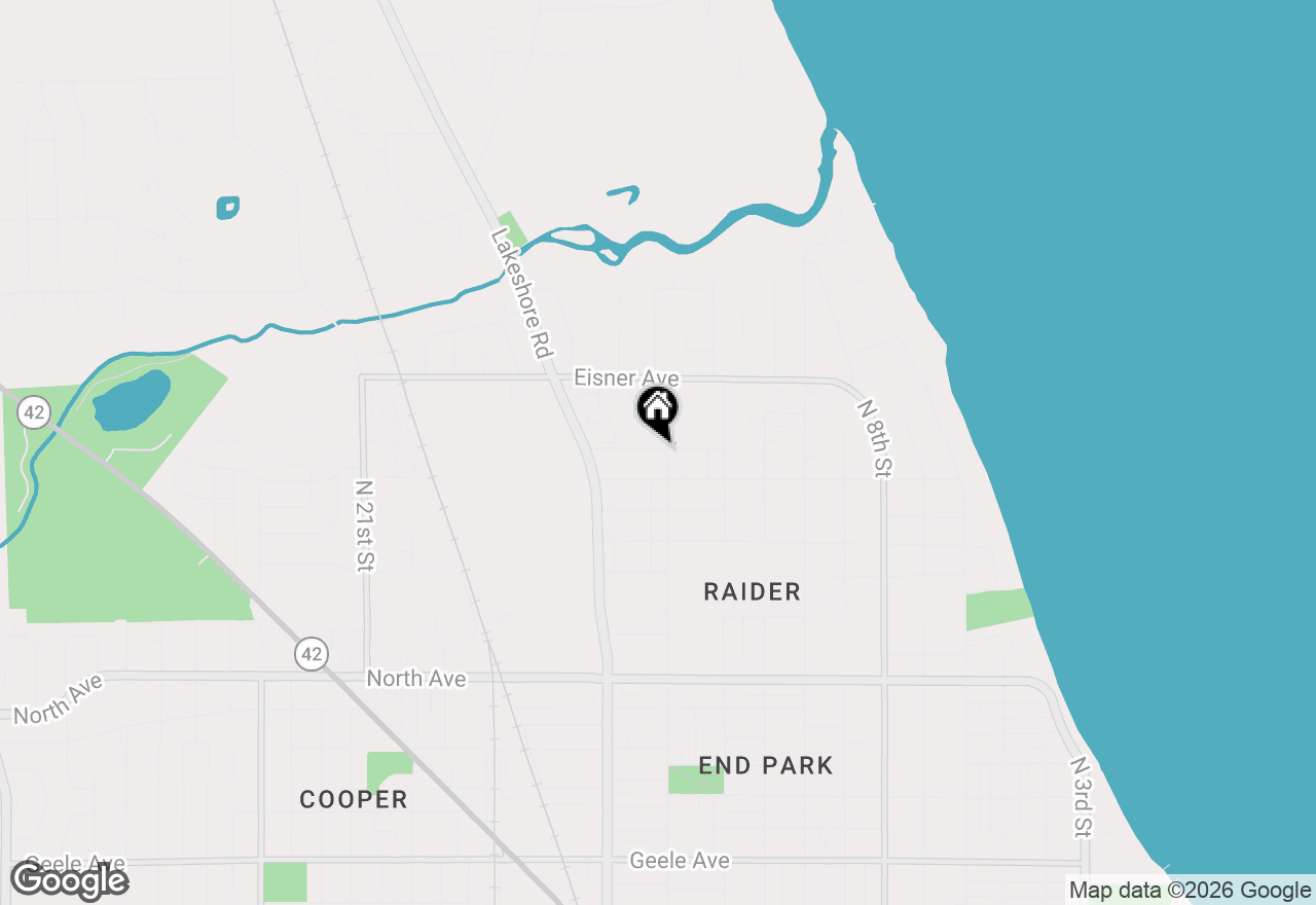 Map of 3328 N 13th St, Sheboygan, WI 53083