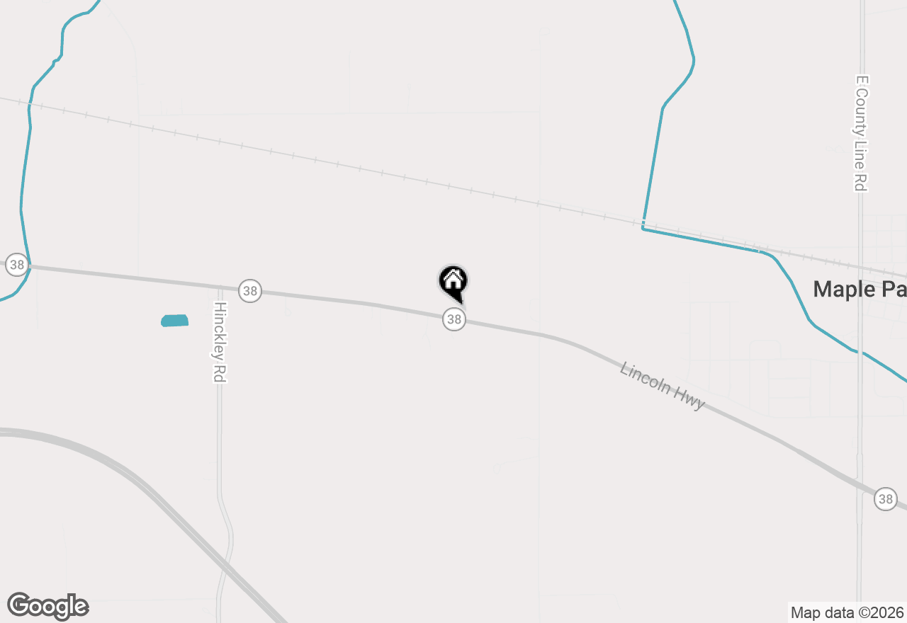 Map of 16723 Illinois Route 38 Route, Maple Park, IL 60151
