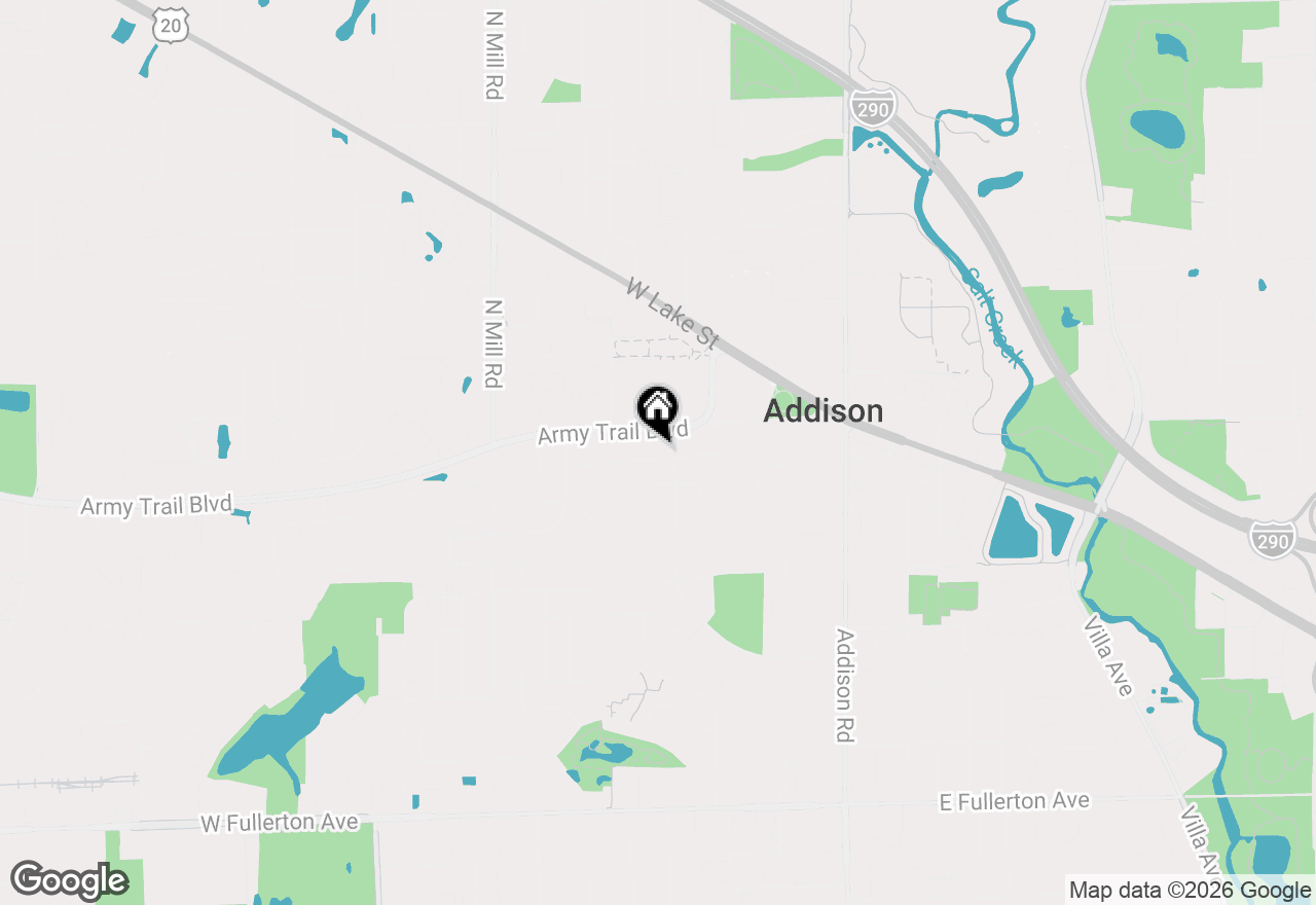 Map of 308 W Natoma Avenue, Addison, IL 60101