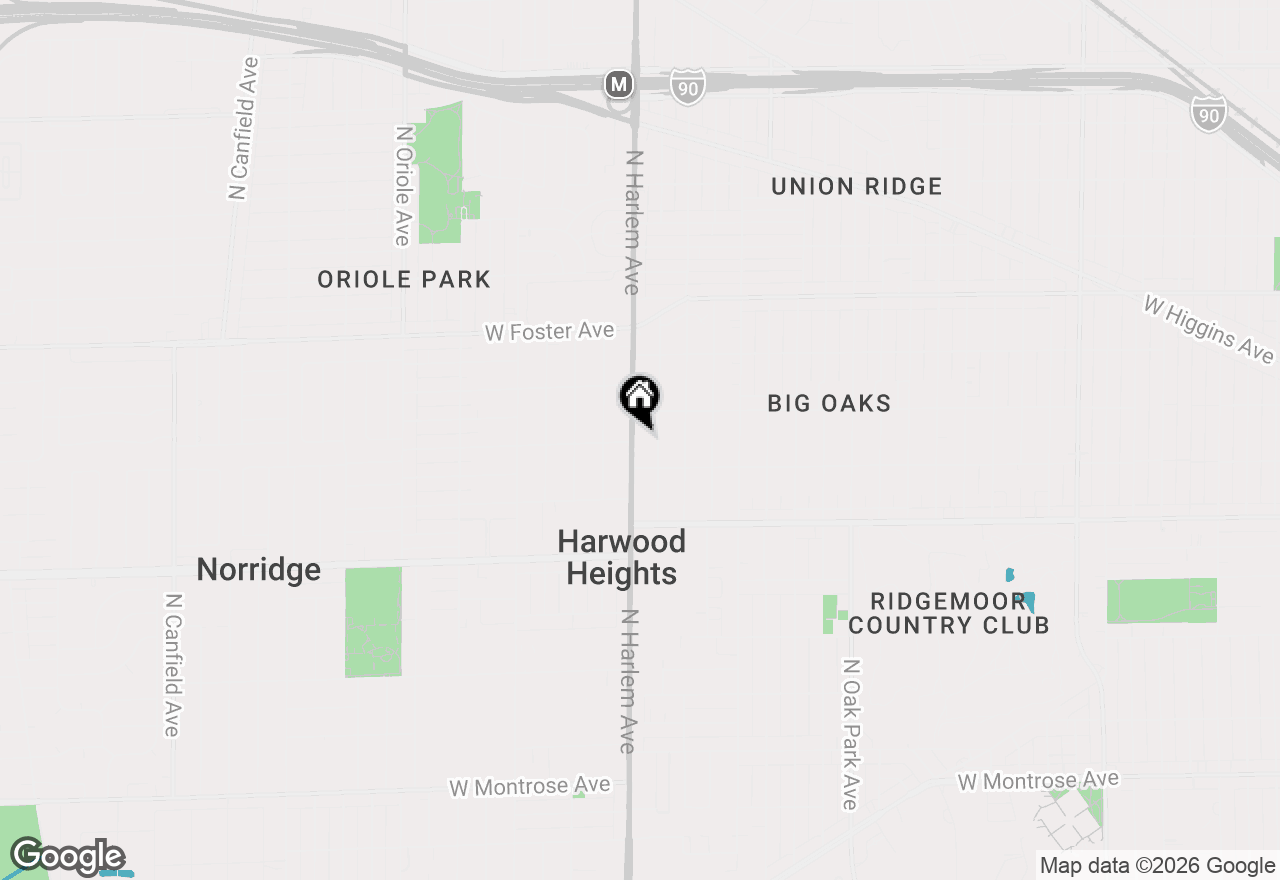 Map of 4923 N Harlem Avenue #1, Chicago, IL 60656