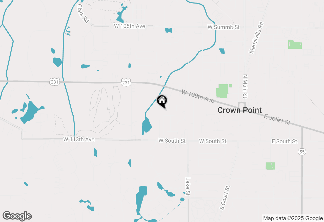 Map of 937 Monterrey Court #B, Crown Point, IN 46307