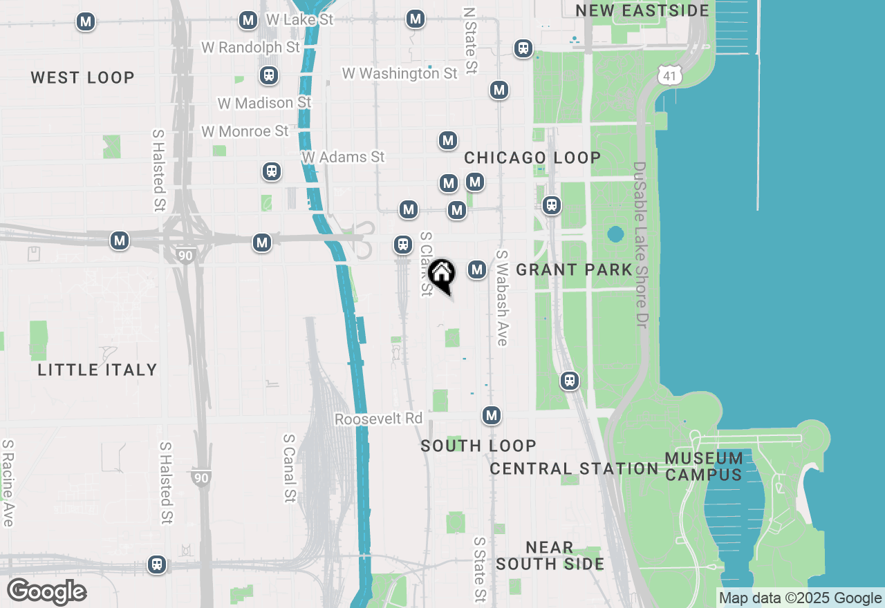 Map of 740 S Federal Street #303, Chicago, IL 60605