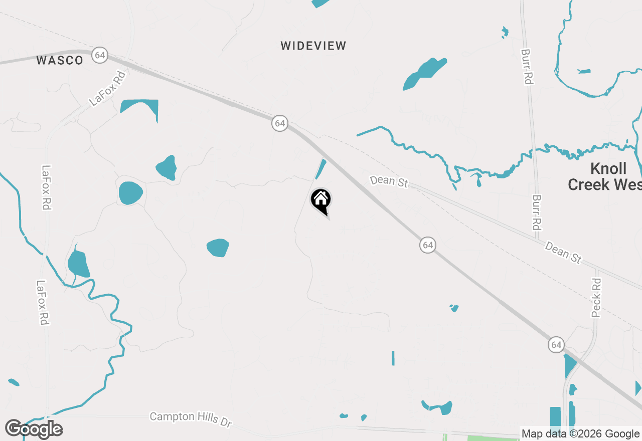 Map of 4N101 Arbor Creek Road, St. Charles, IL 60175