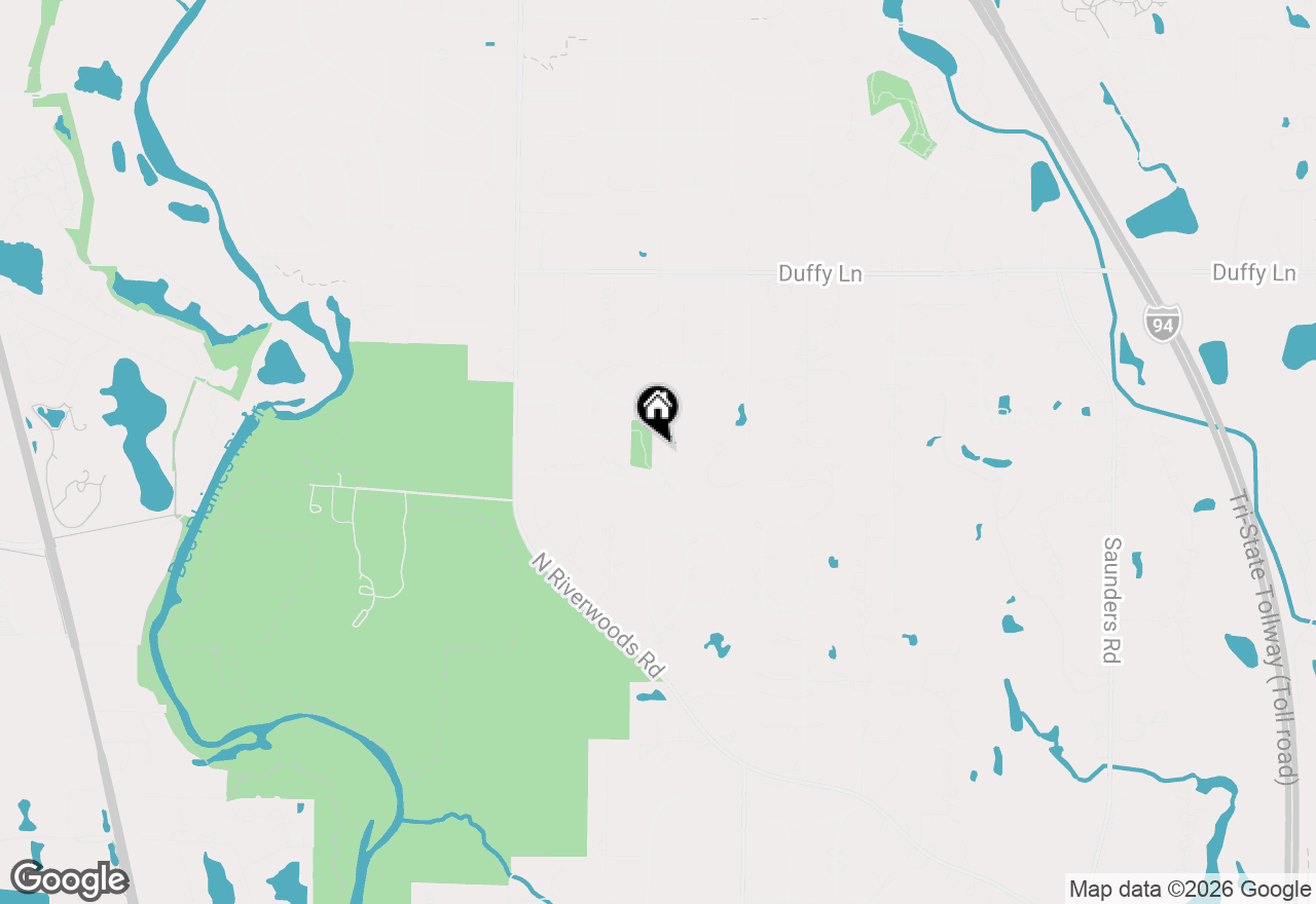 Map of 35 Fox Trail, Lincolnshire, IL 60069