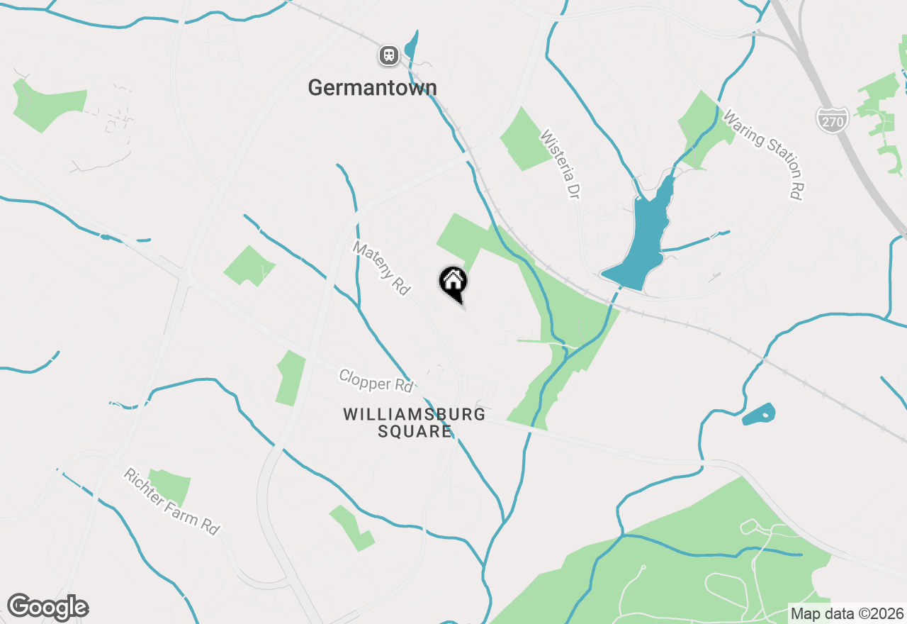 Map of 12870 Sage Terrace, Germantown, MD 20874