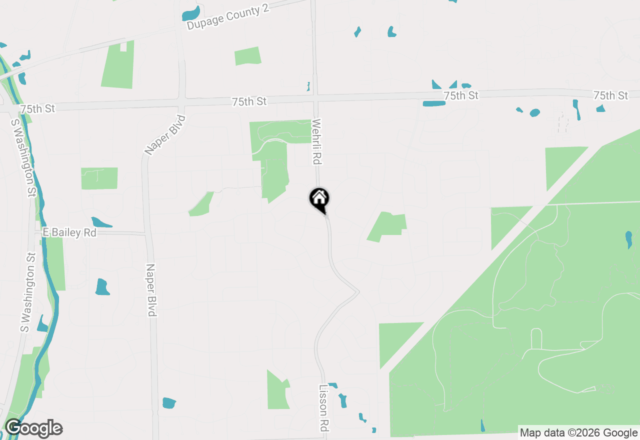 Map of 1412 Creighton Avenue, Naperville, IL 60565