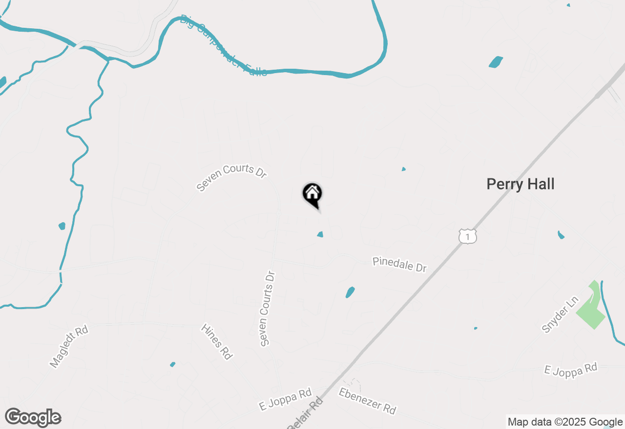 Map of 3820 Proctor Lane, Baltimore, MD 21236