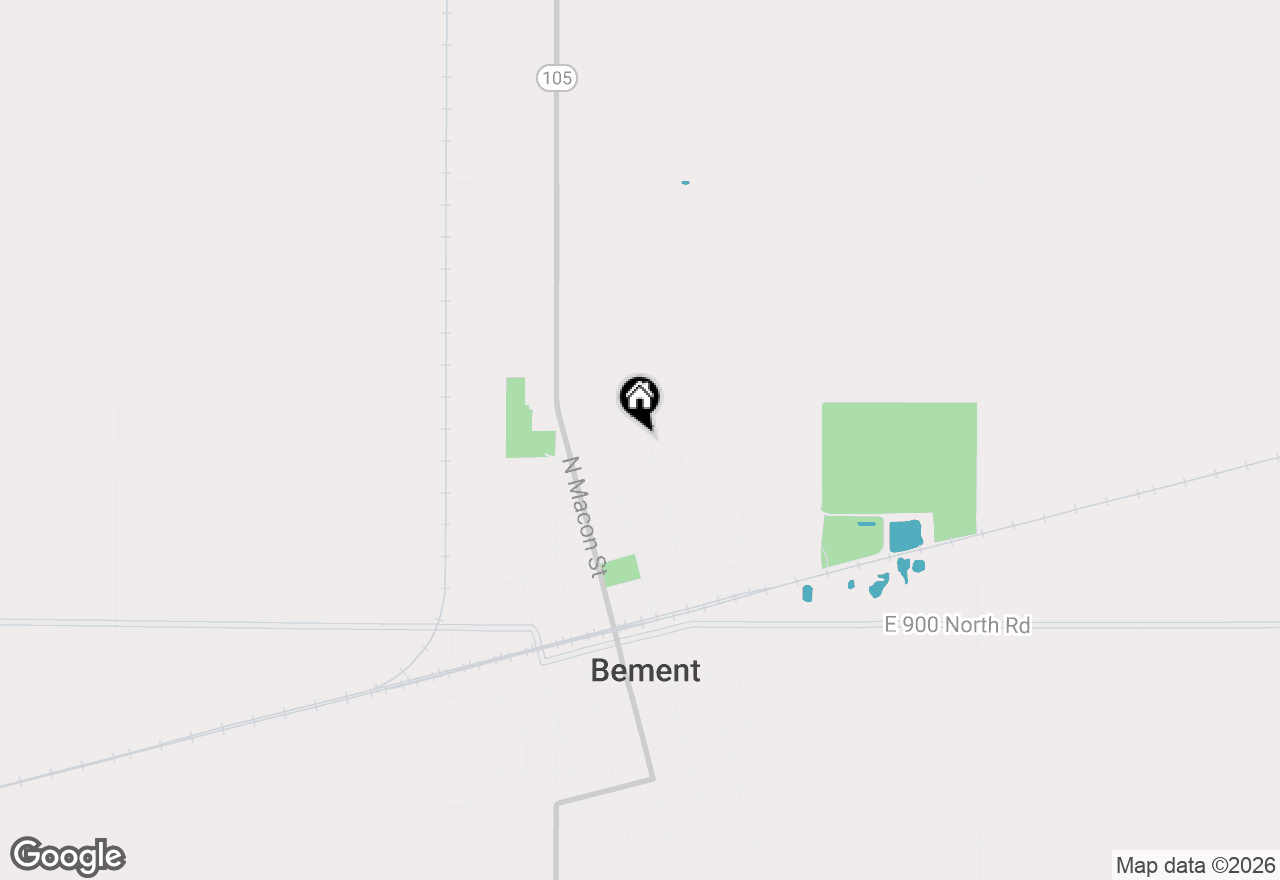 Map of 281 E Sprague Street, Bement, IL 61813