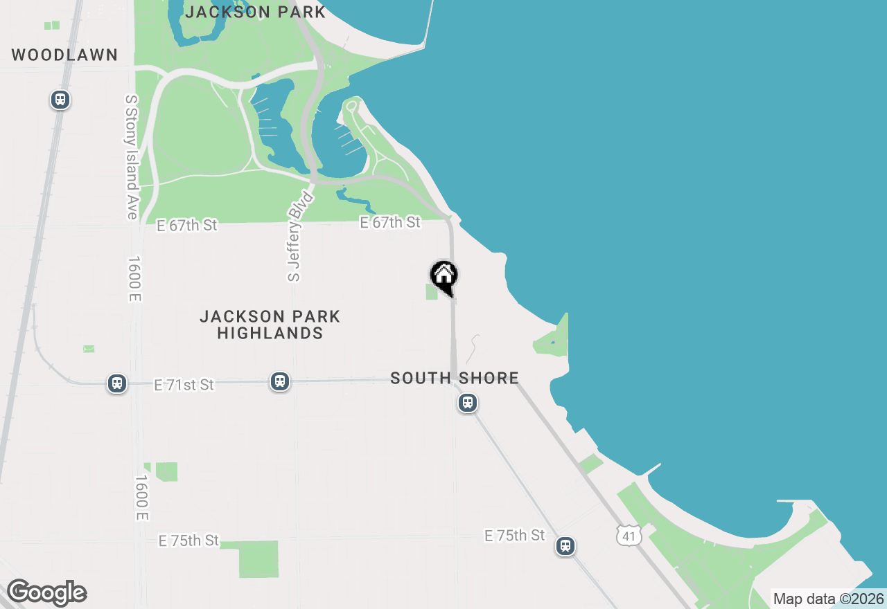 Map of 6900 S South Shore Drive #709, Chicago, IL 60649