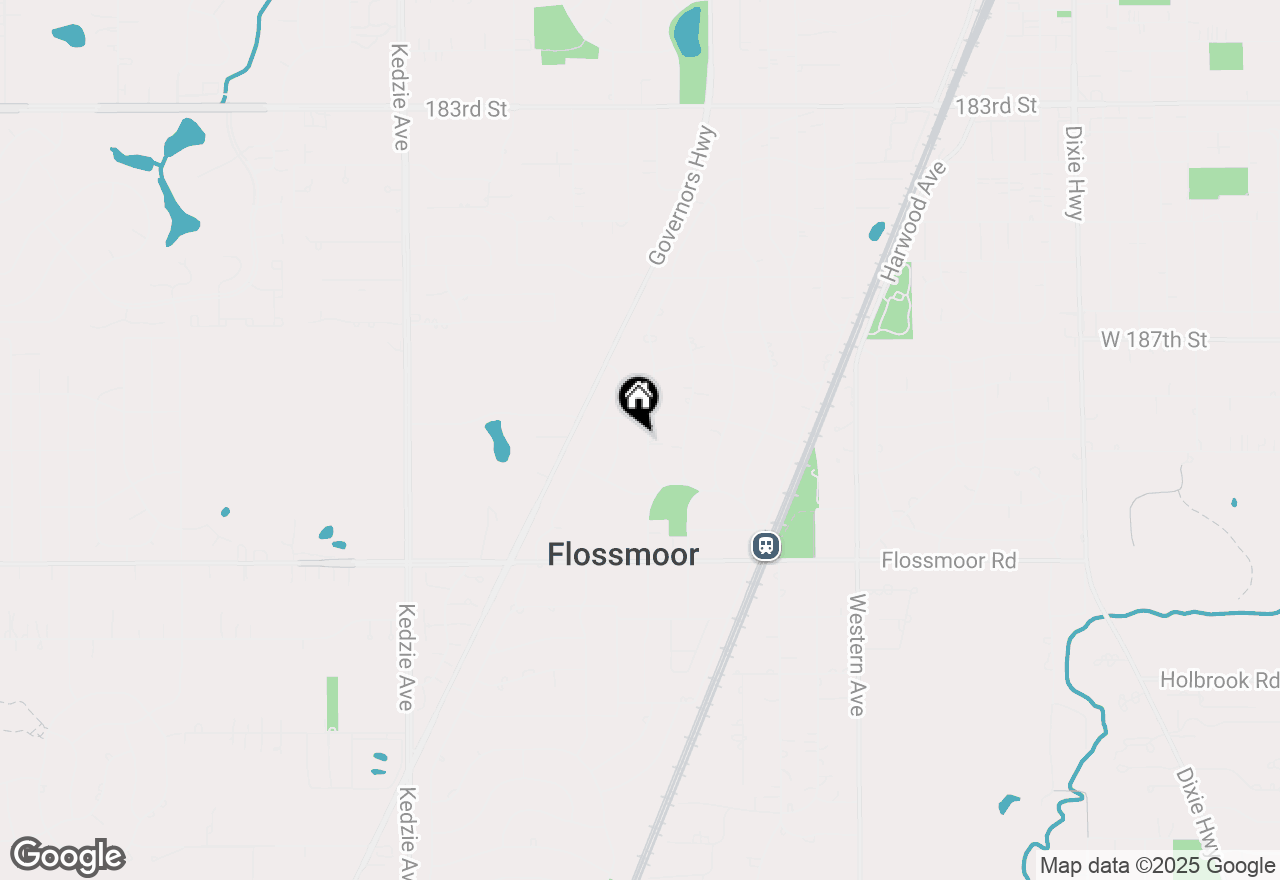 Map of 846 Park Drive, Flossmoor, IL 60422